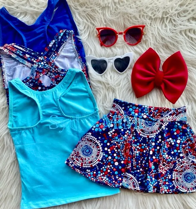 2 left! 2/3, 3/4yr ~ Racerback Top ~ Turquoise