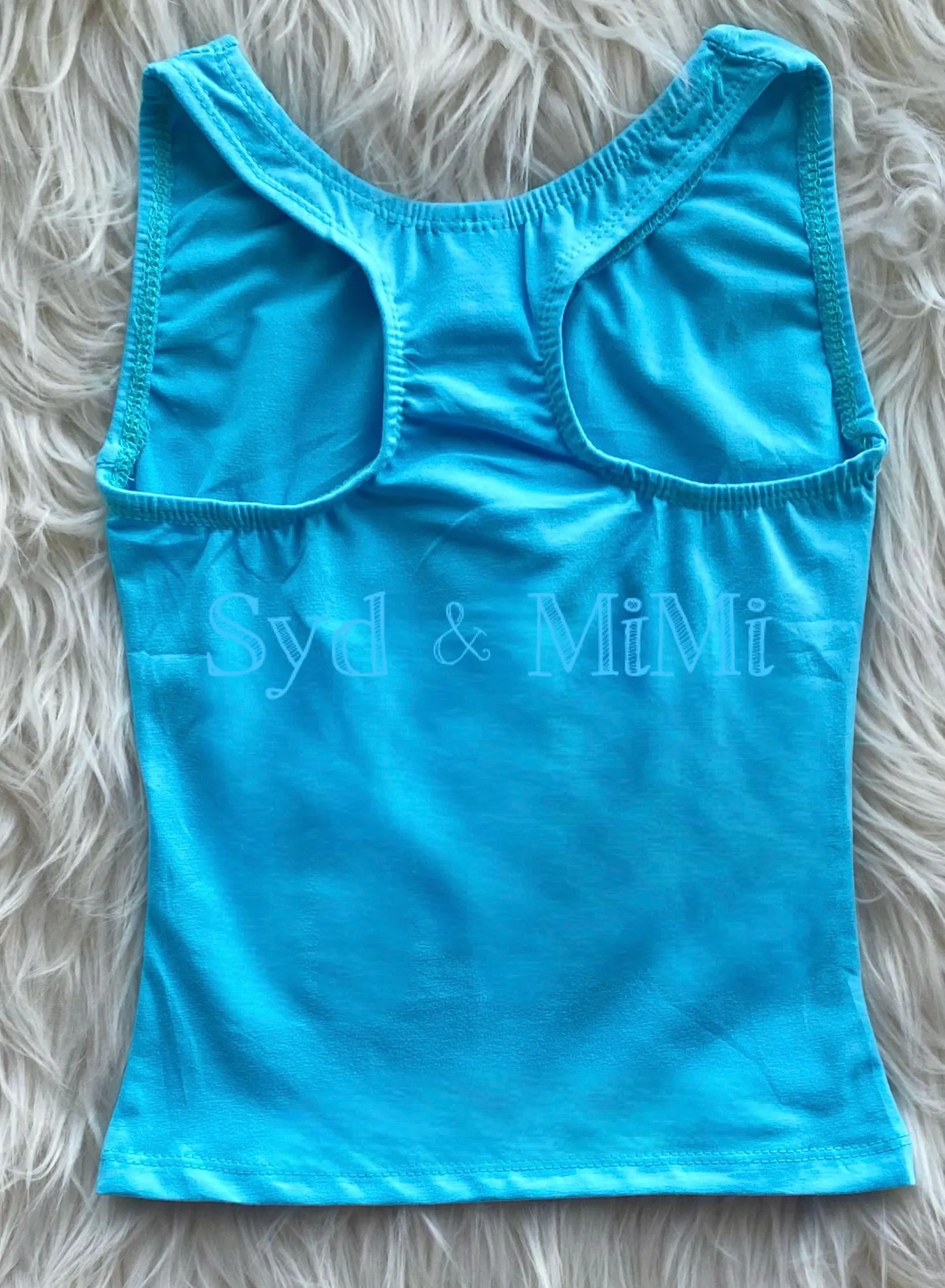 2 left! 2/3, 3/4yr ~ Racerback Top ~ Turquoise