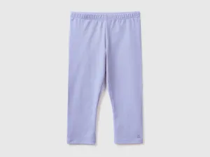 3/4 leggings in stretch cotton