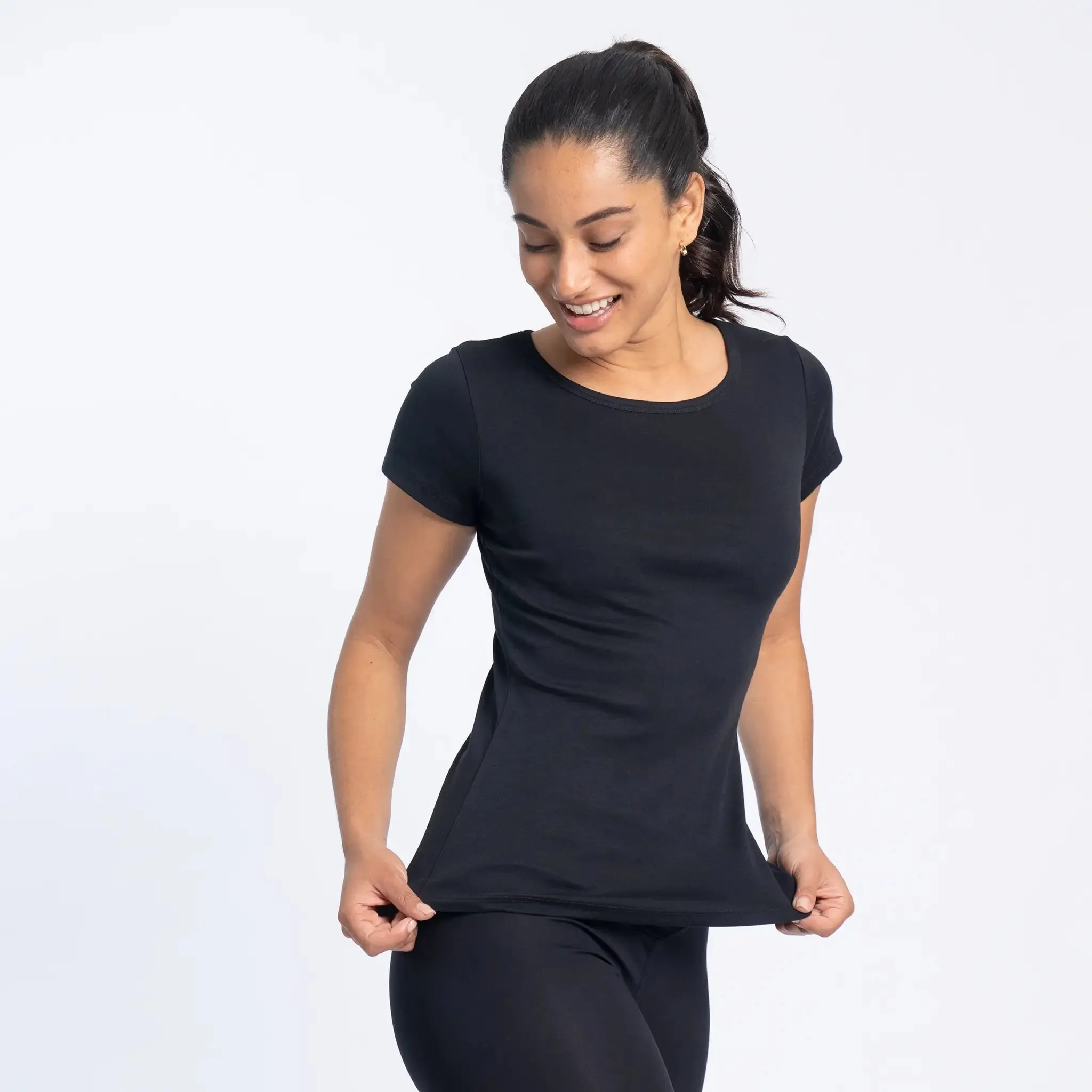 6 Pack - Women's Organic Pima Cotton T-Shirts