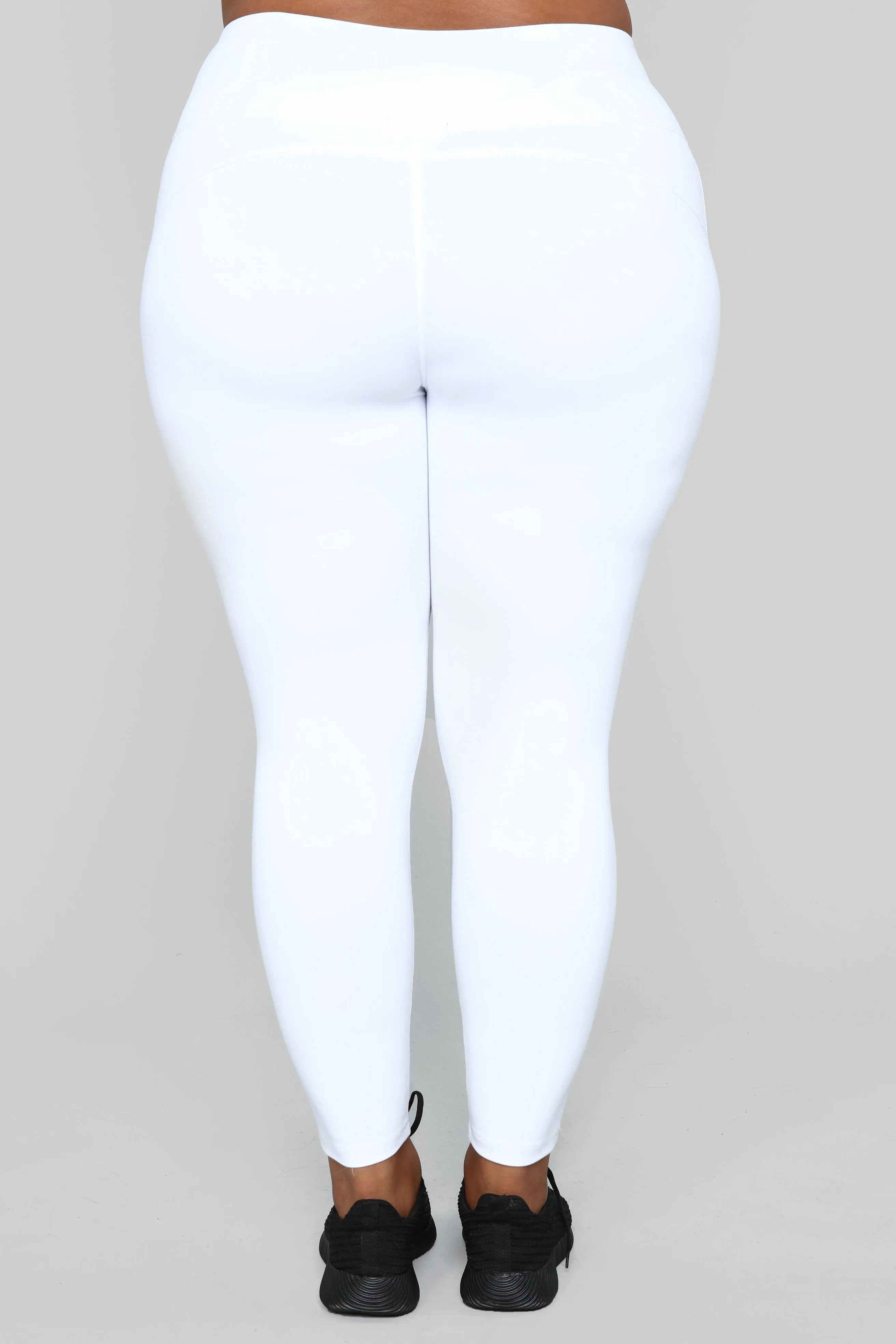 Anastacia High Rise Leggings - White