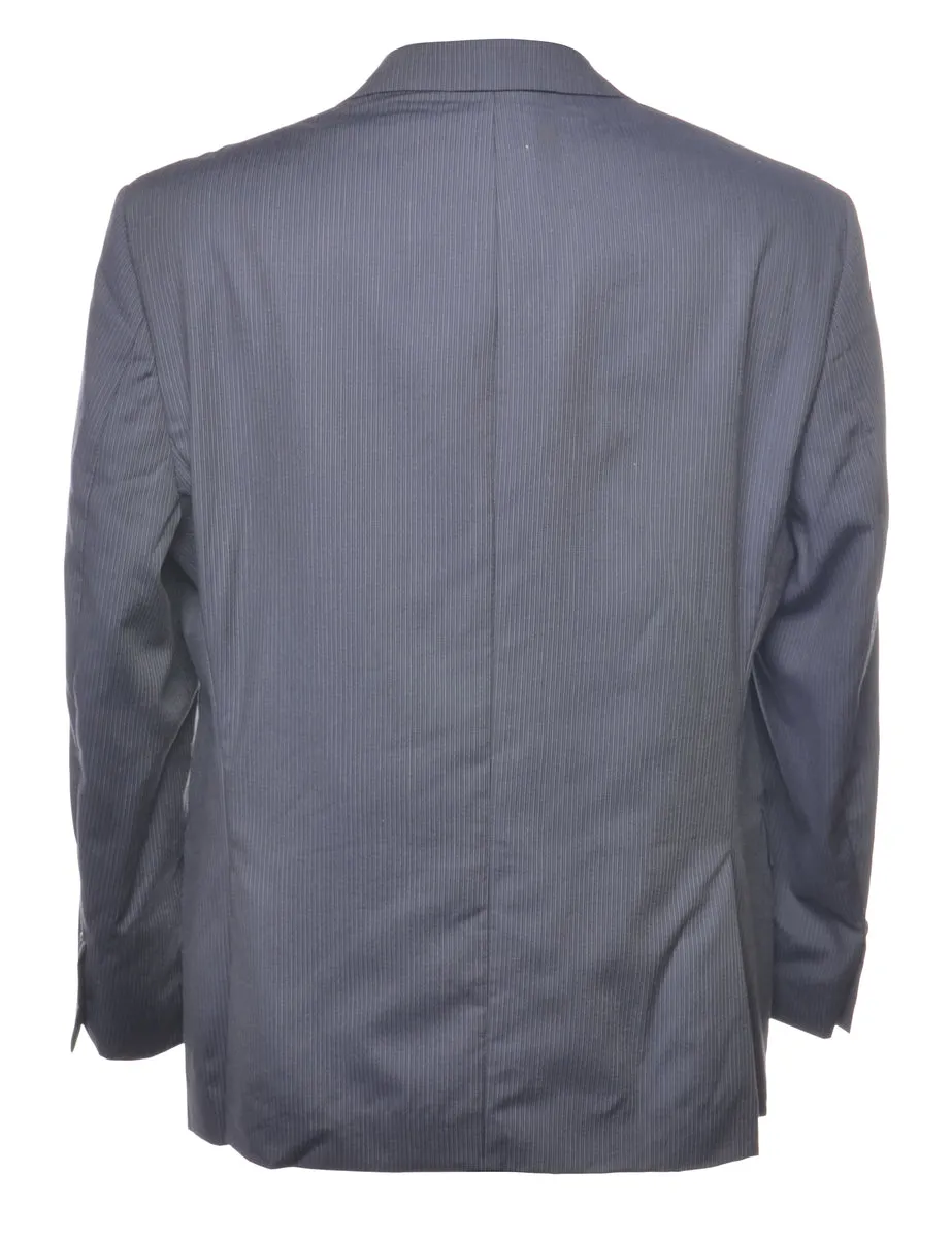 Calvin Klein Navy Striped Blazer - L