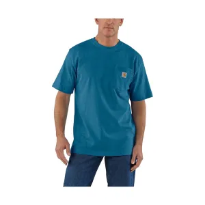 Carhartt Men's Workwear Pocket T-Shirt - Deep Lagoon Heather