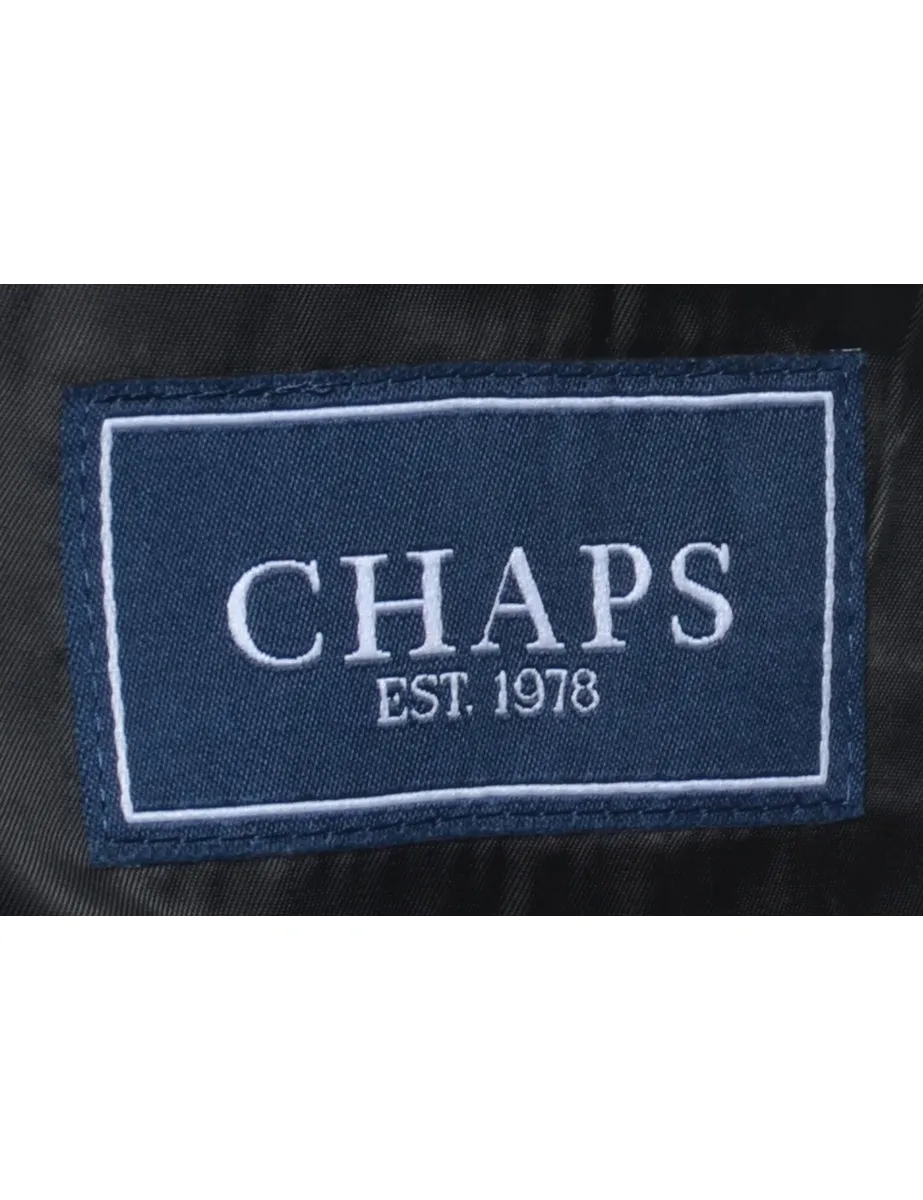 Chaps Pinstriped Black Blazer - M