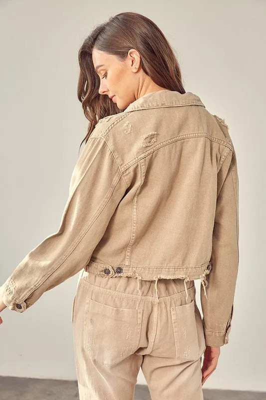 Color Denim Jacket  *Online Only*