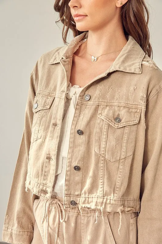 Color Denim Jacket  *Online Only*