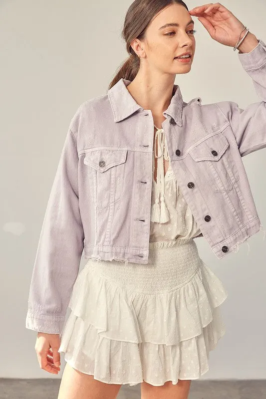 Color Denim Jacket  *Online Only*