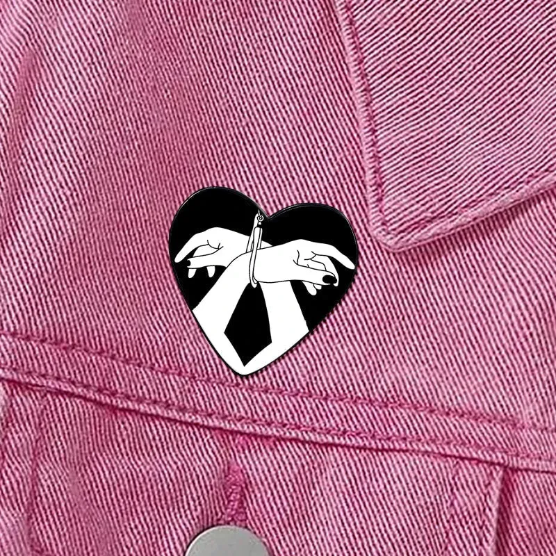 Cuffed & Bound Enamel Pin