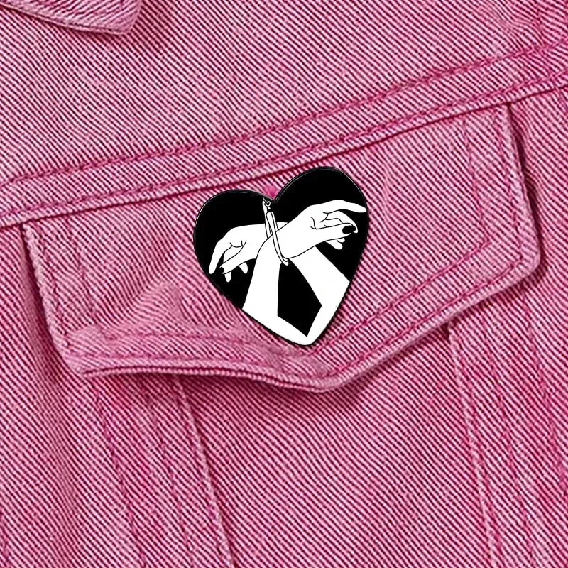 Cuffed & Bound Enamel Pin
