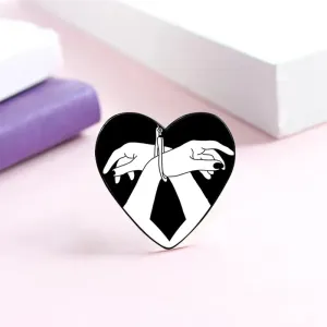 Cuffed & Bound Enamel Pin