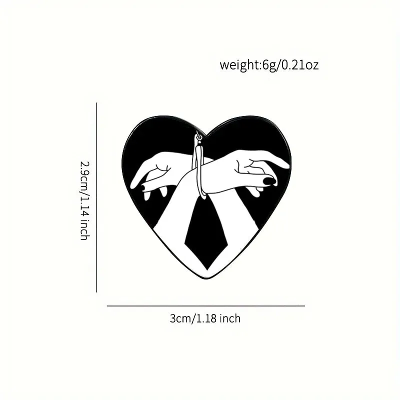 Cuffed & Bound Enamel Pin