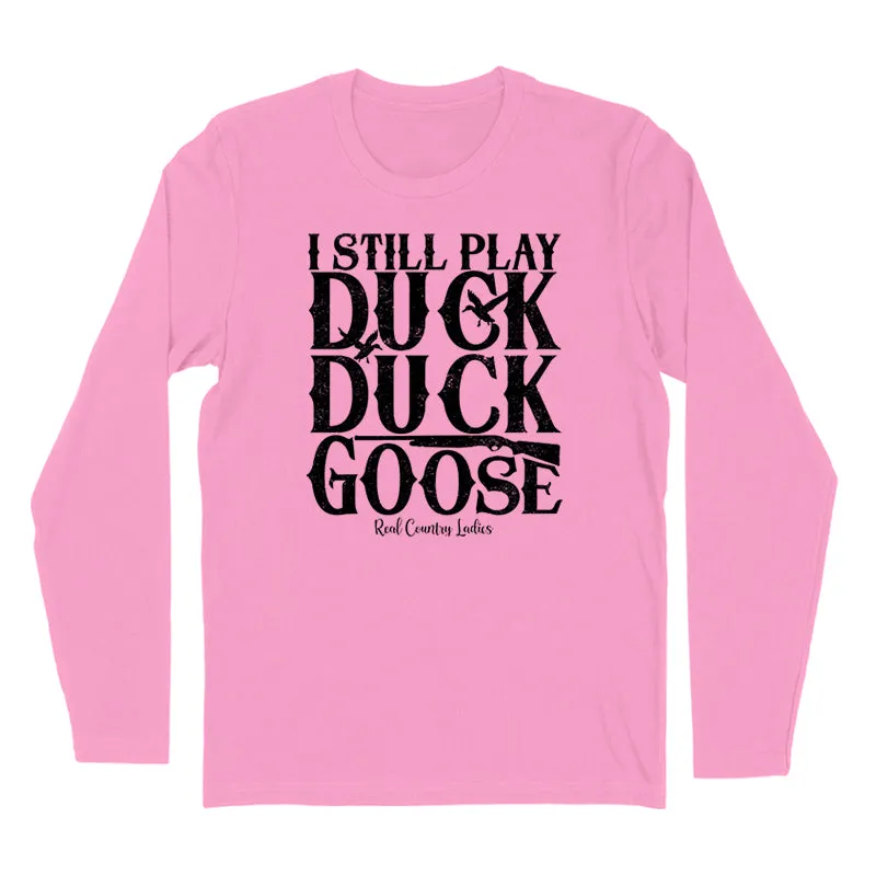 Duck Duck Goose Black Print Hoodies & Long Sleeves