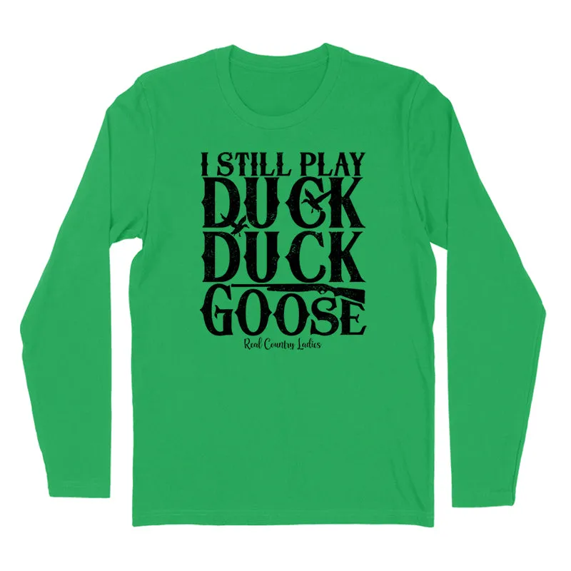 Duck Duck Goose Black Print Hoodies & Long Sleeves
