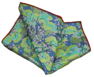 Japanese Garden Floral Pocket Square - [2017 Spring]