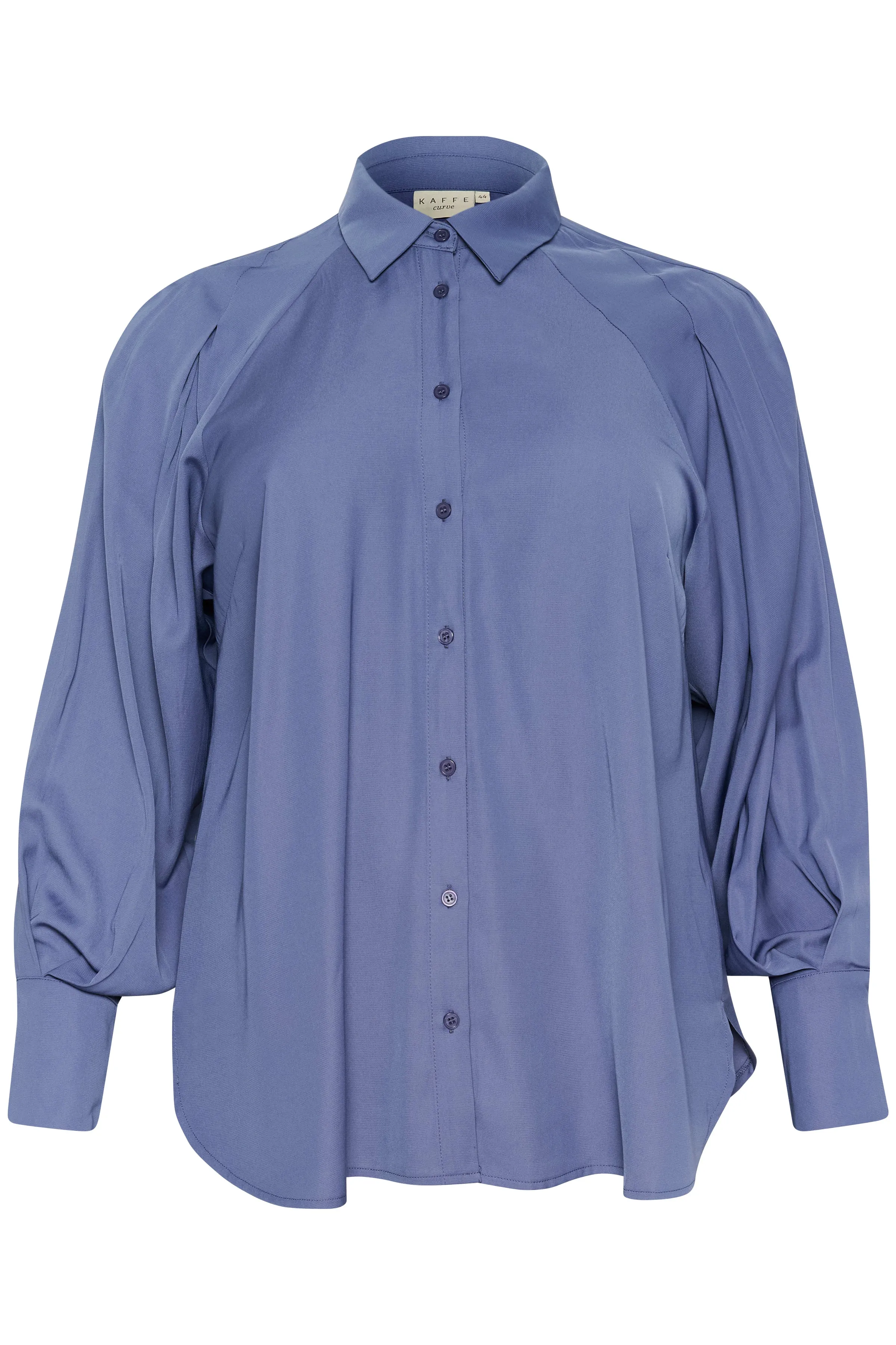 Kaffe Curve Leanna Shirt in Indigo