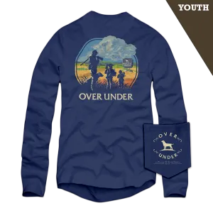 L/S Youth Leave a Legacy T-Shirt Navy