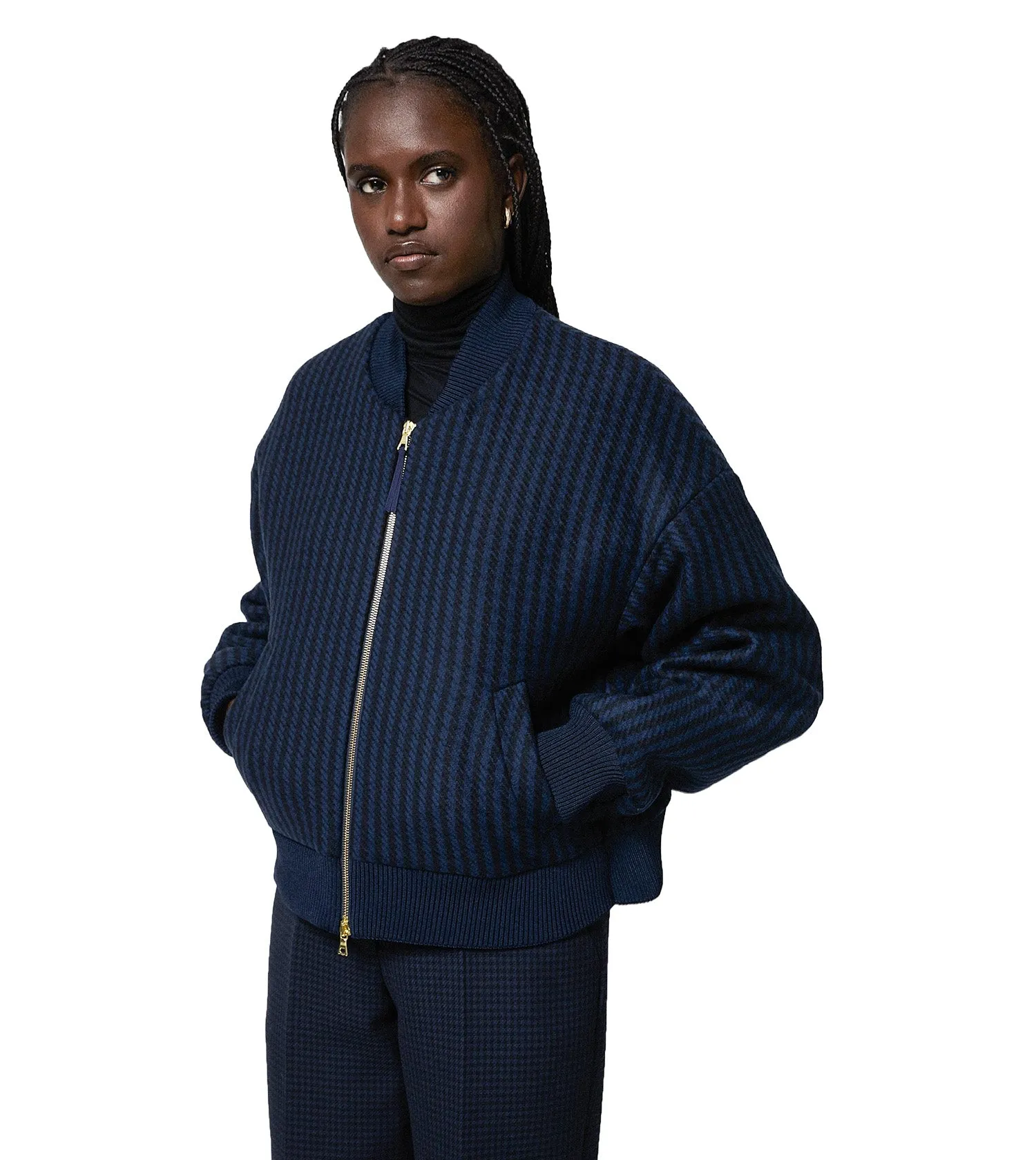 MAISON RABIH KAYROUZ Houndstooth Bomber