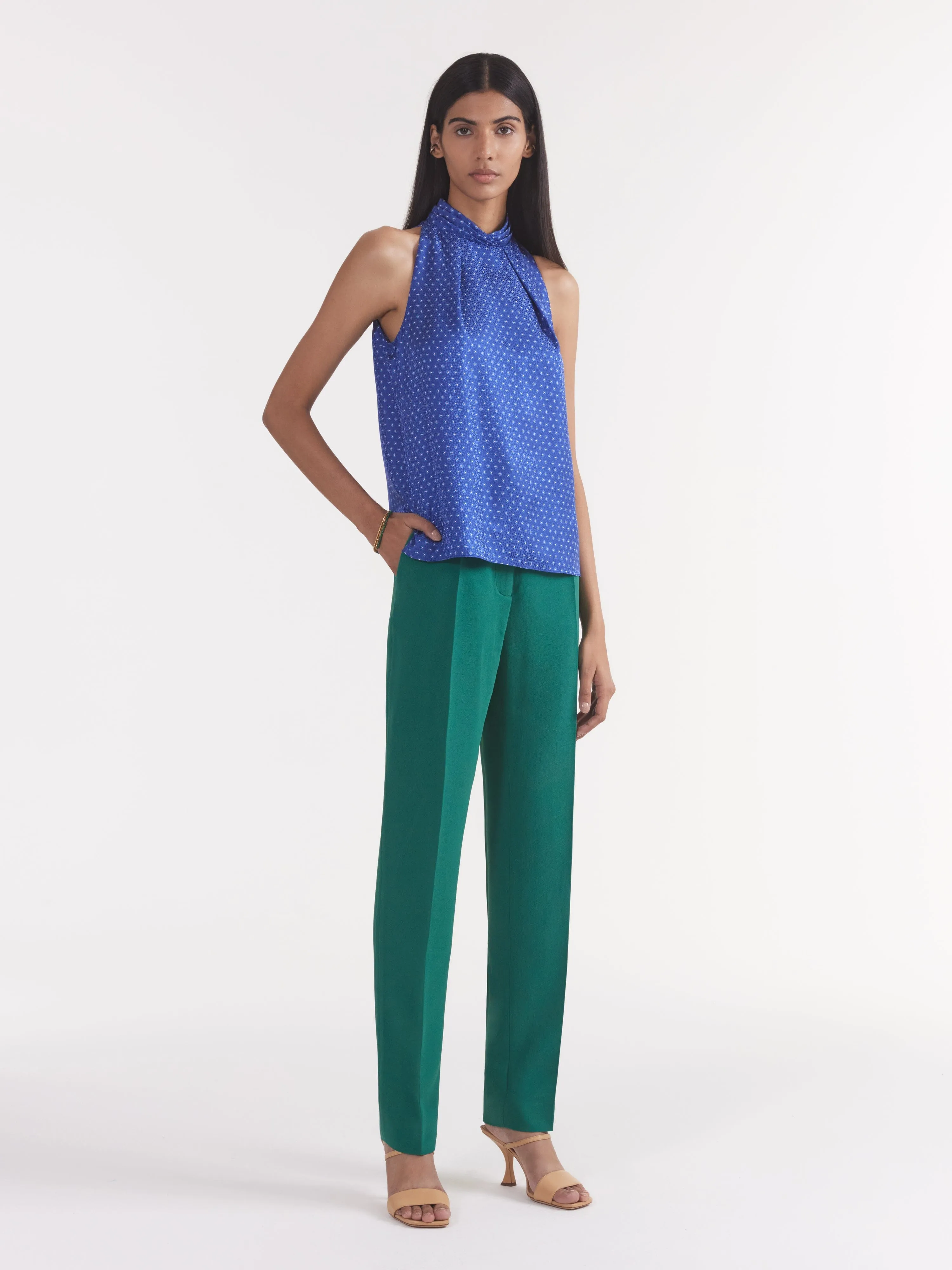 Maxima Trouser in Quetzal Green