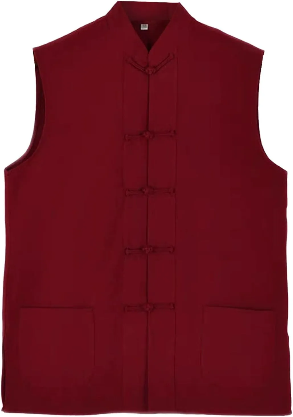 Mens Chinese Waistcoat Sleeveless Vest Jacket Vintage Kung Fu Shirt Uniform Tang Casual Suit Jacket Shirts