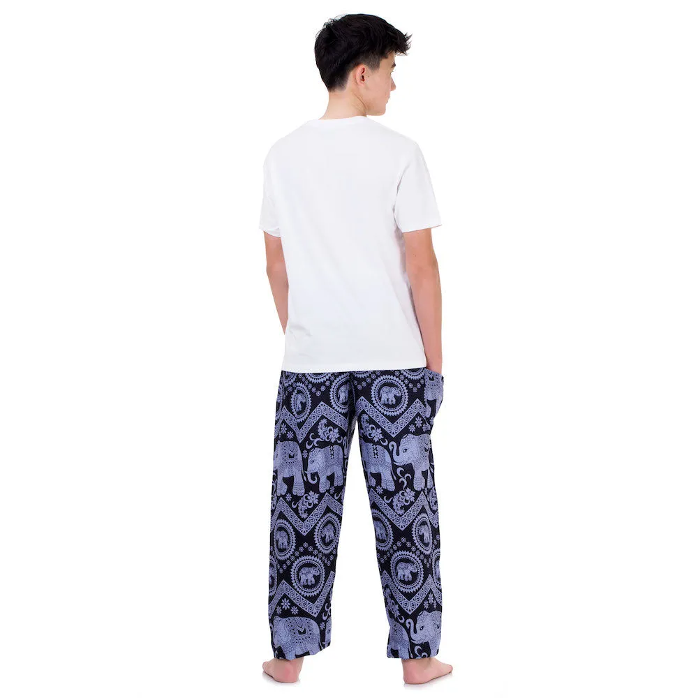 Men's Elephant Harem Pants Blue Chang