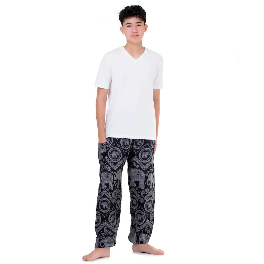 Men's Elephant Harem Pants Blue Chang