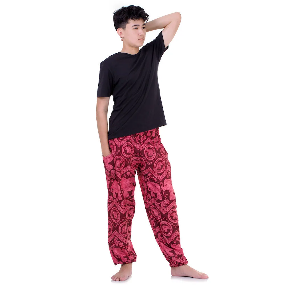 Men's Elephant Harem Pants Blue Chang