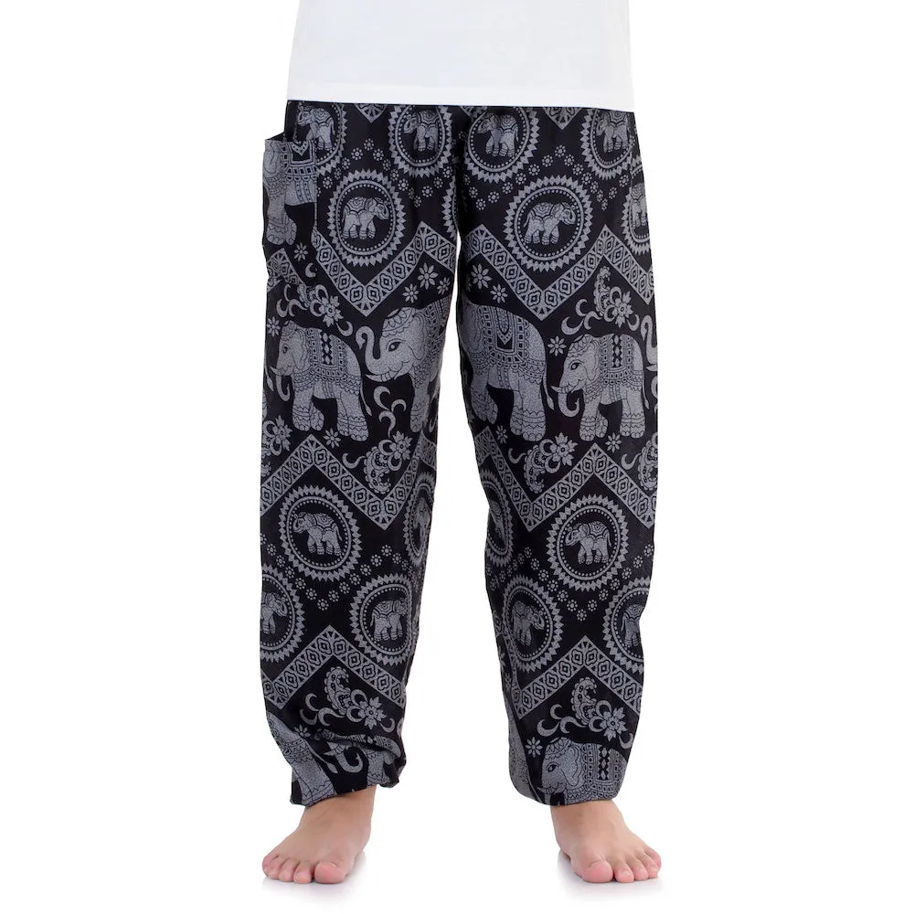 Men's Elephant Harem Pants Blue Chang