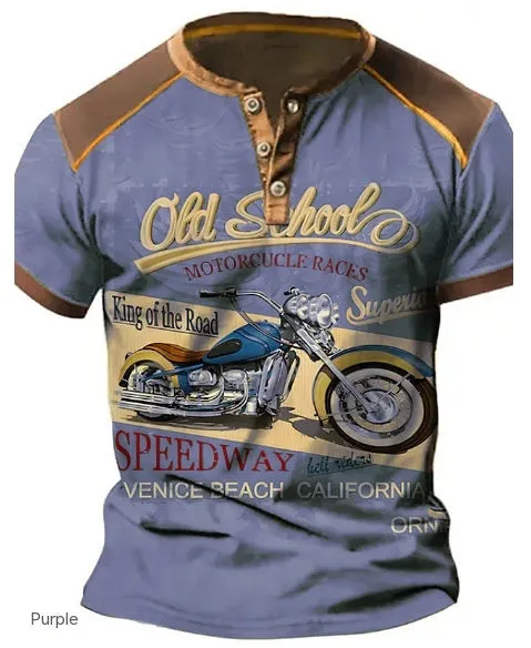 Men's Old School Biker Shirts