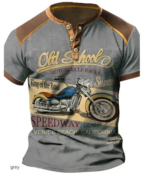 Men's Old School Biker Shirts