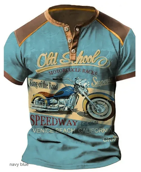 Men's Old School Biker Shirts