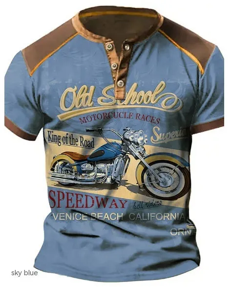 Men's Old School Biker Shirts