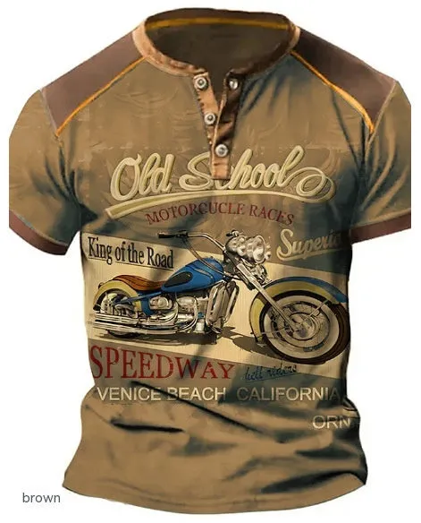 Men's Old School Biker Shirts