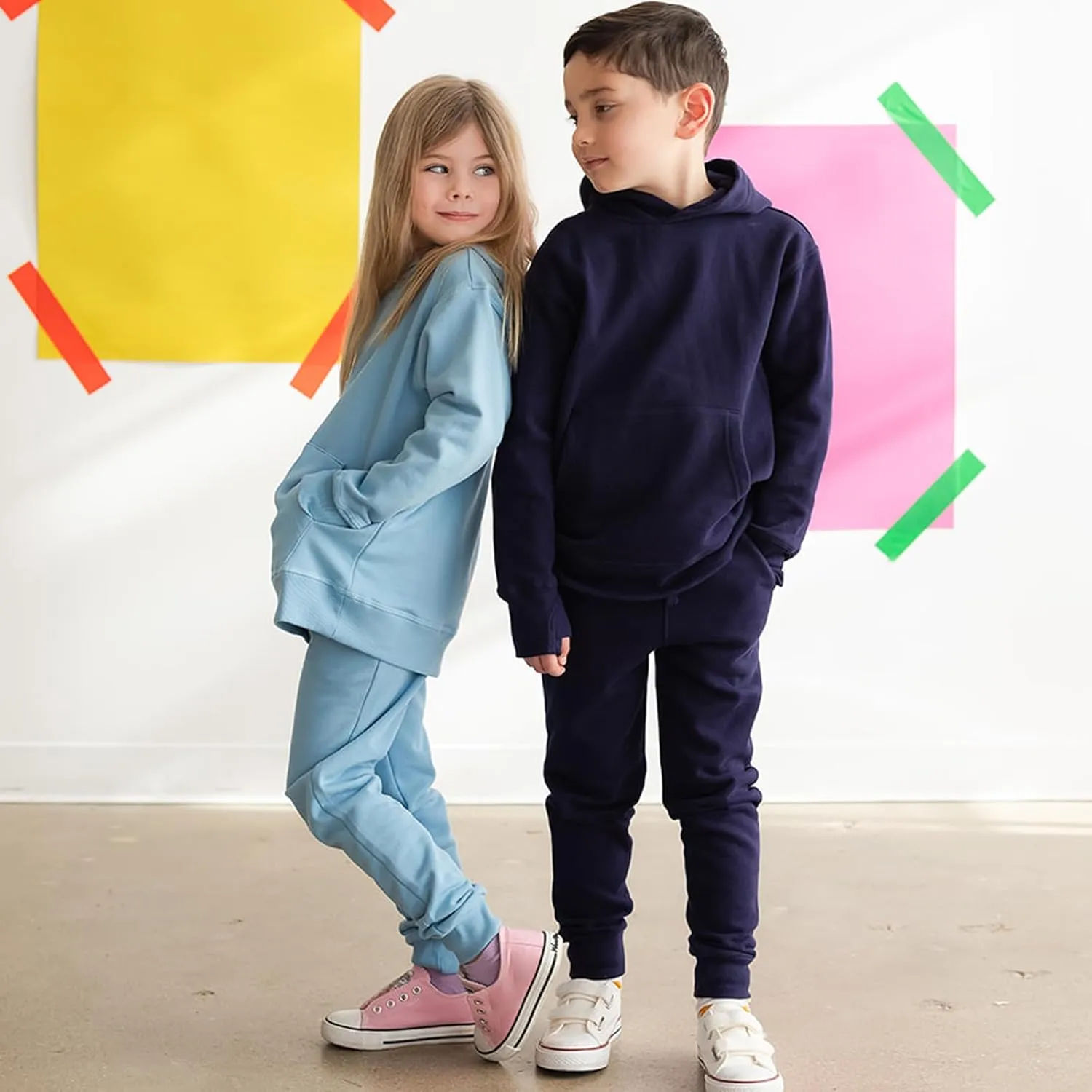 Mightly Fleece Pullover Hoodie | Boys & Girls’ Organic Cotton Sweatshirts w/Pockets, Fair Trade Certified for Toddler&Kids