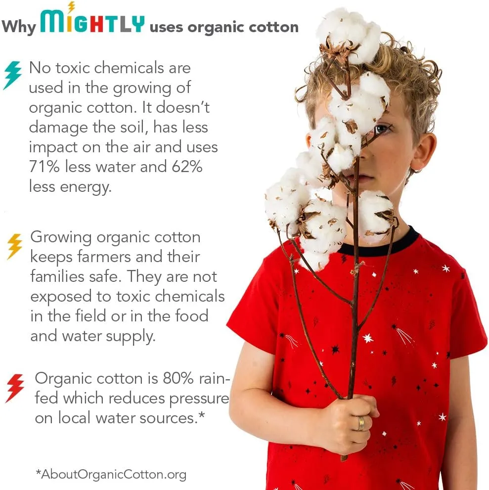 Mightly Fleece Pullover Hoodie | Boys & Girls’ Organic Cotton Sweatshirts w/Pockets, Fair Trade Certified for Toddler&Kids