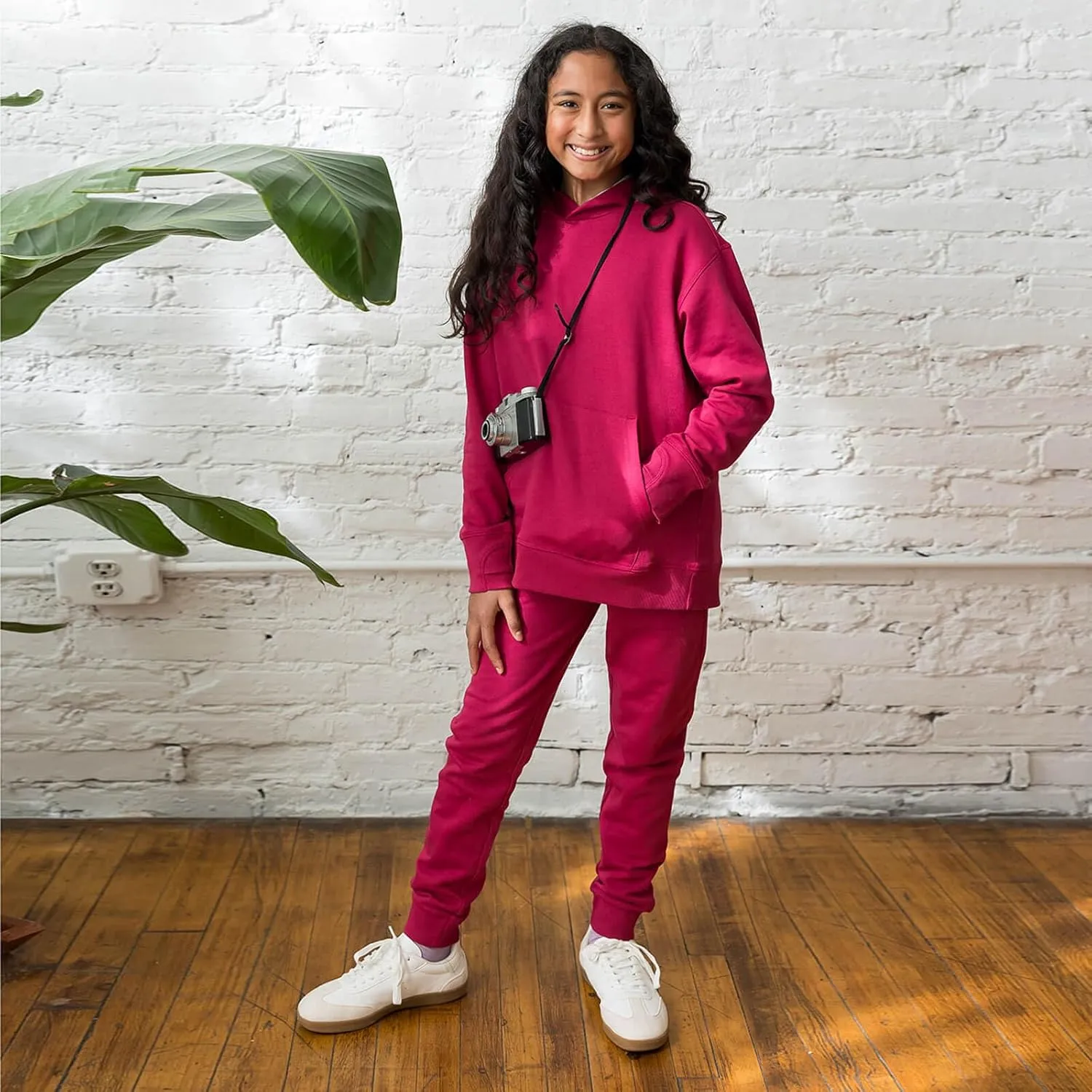 Mightly Fleece Pullover Hoodie | Boys & Girls’ Organic Cotton Sweatshirts w/Pockets, Fair Trade Certified for Toddler&Kids