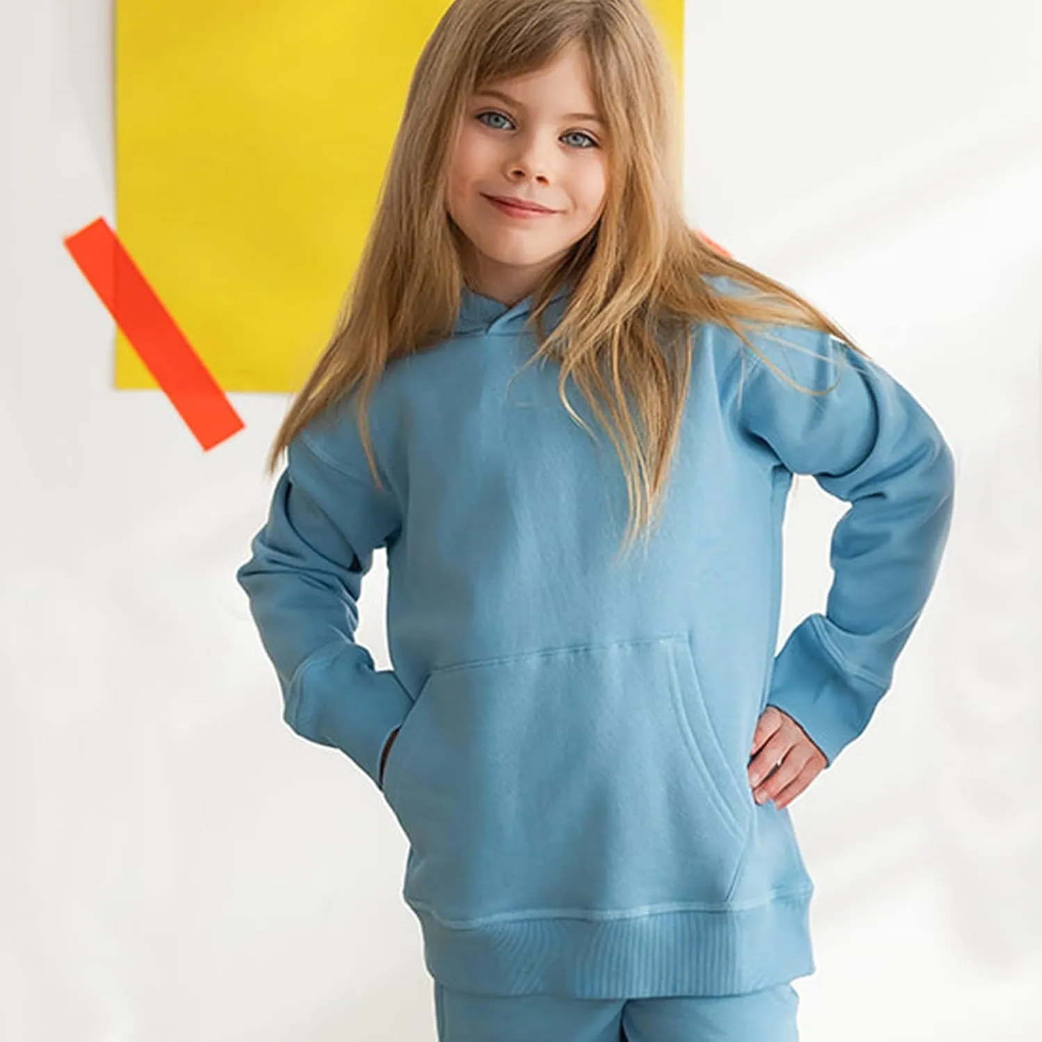 Mightly Fleece Pullover Hoodie | Boys & Girls’ Organic Cotton Sweatshirts w/Pockets, Fair Trade Certified for Toddler&Kids