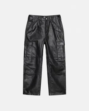 MILITARY CARGO PANT LEATHER