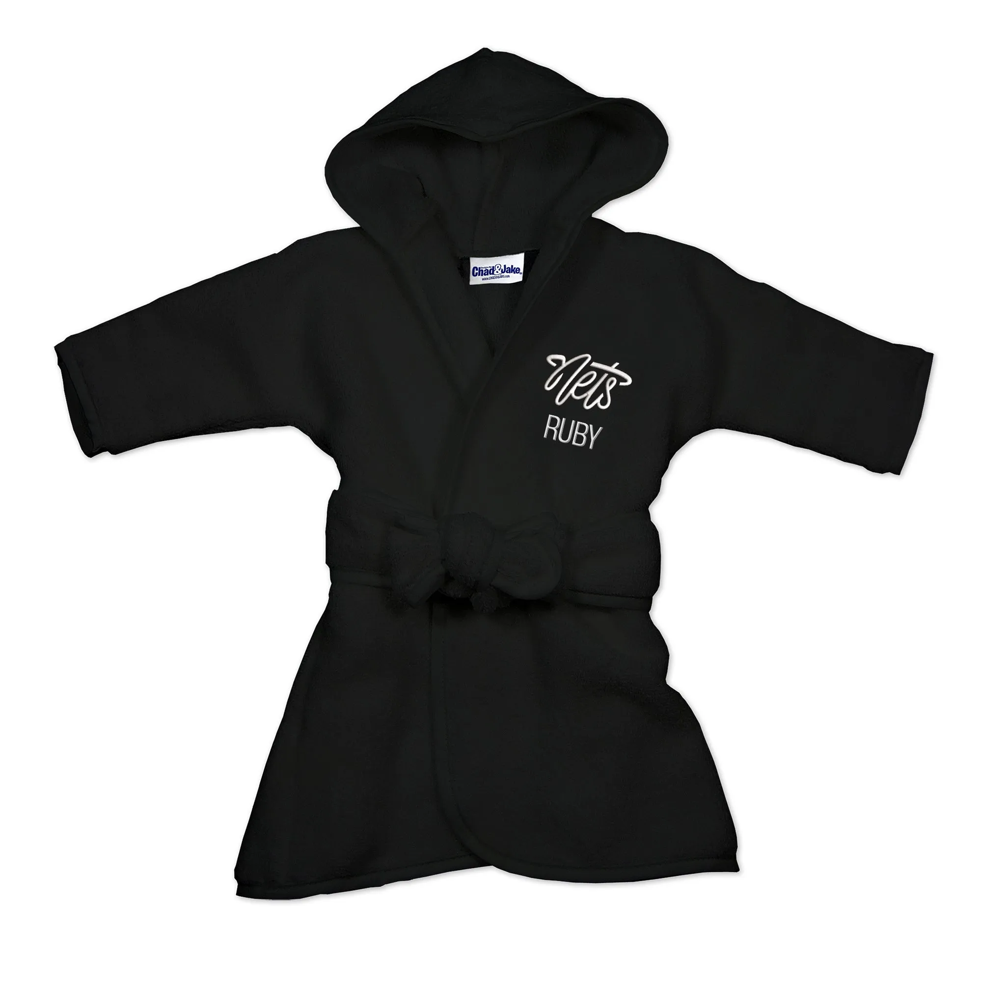Personalized Brooklyn Nets Script Nets Robe