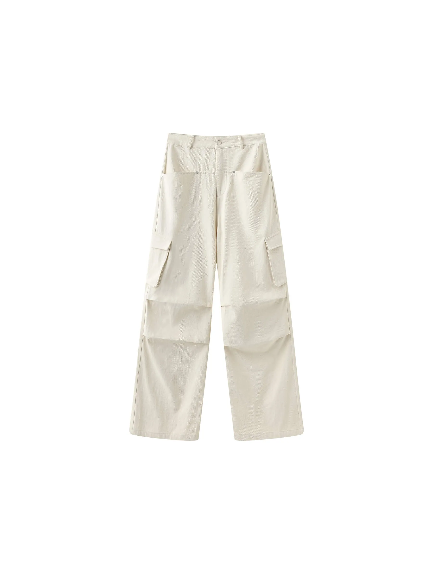 Pure Cotton Twill Cargo Trousers