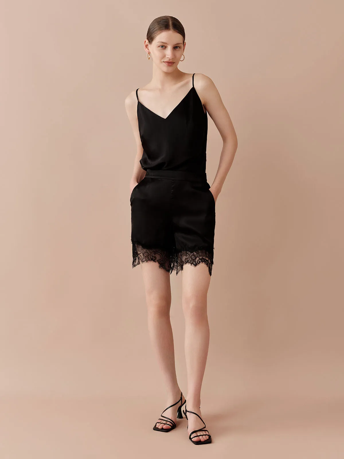 SILKINC Lace Shorts