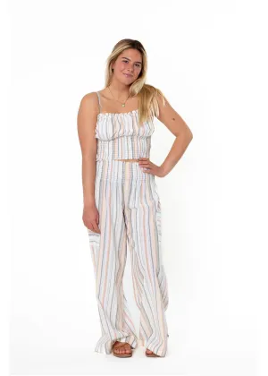 Sisstrevolution Allie Beach Woven Pant - SEA SALT