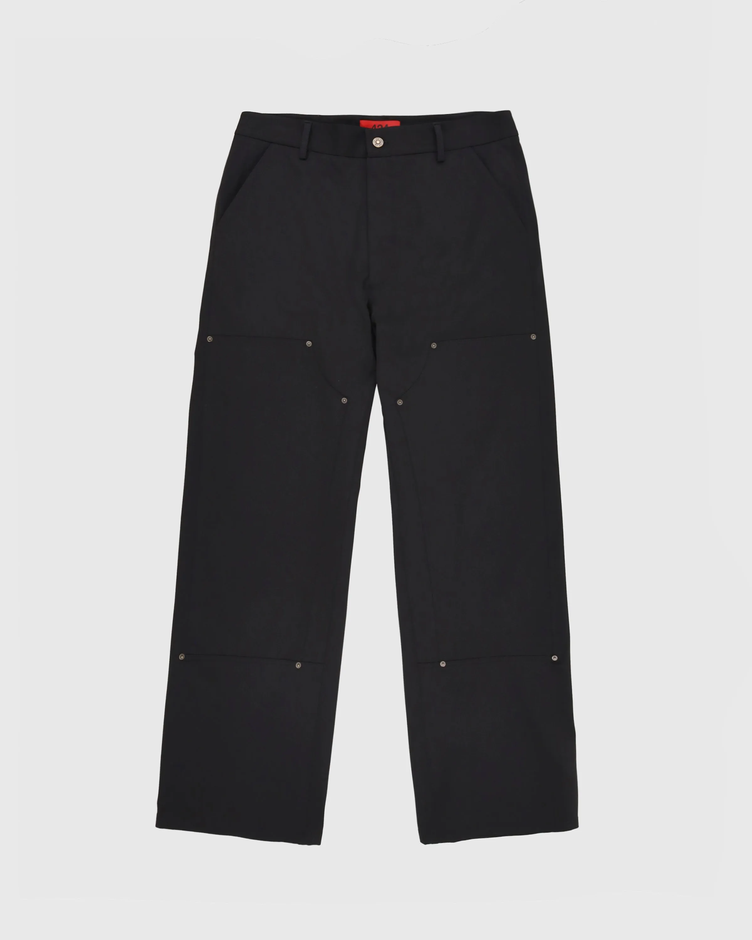 Technical Twill Work Pant in Black