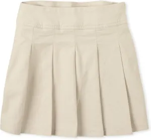 The Children's Place Girls' Uniform Pleated Skort