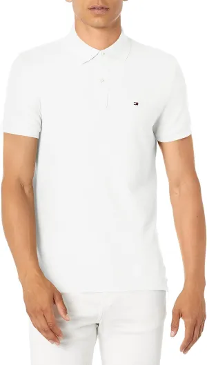 Tommy Hilfiger Men's Short Sleeve Cotton Pique Polo Shirt in Regular Fit