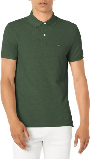 Tommy Hilfiger Men's Short Sleeve Cotton Pique Polo Shirt in Regular Fit