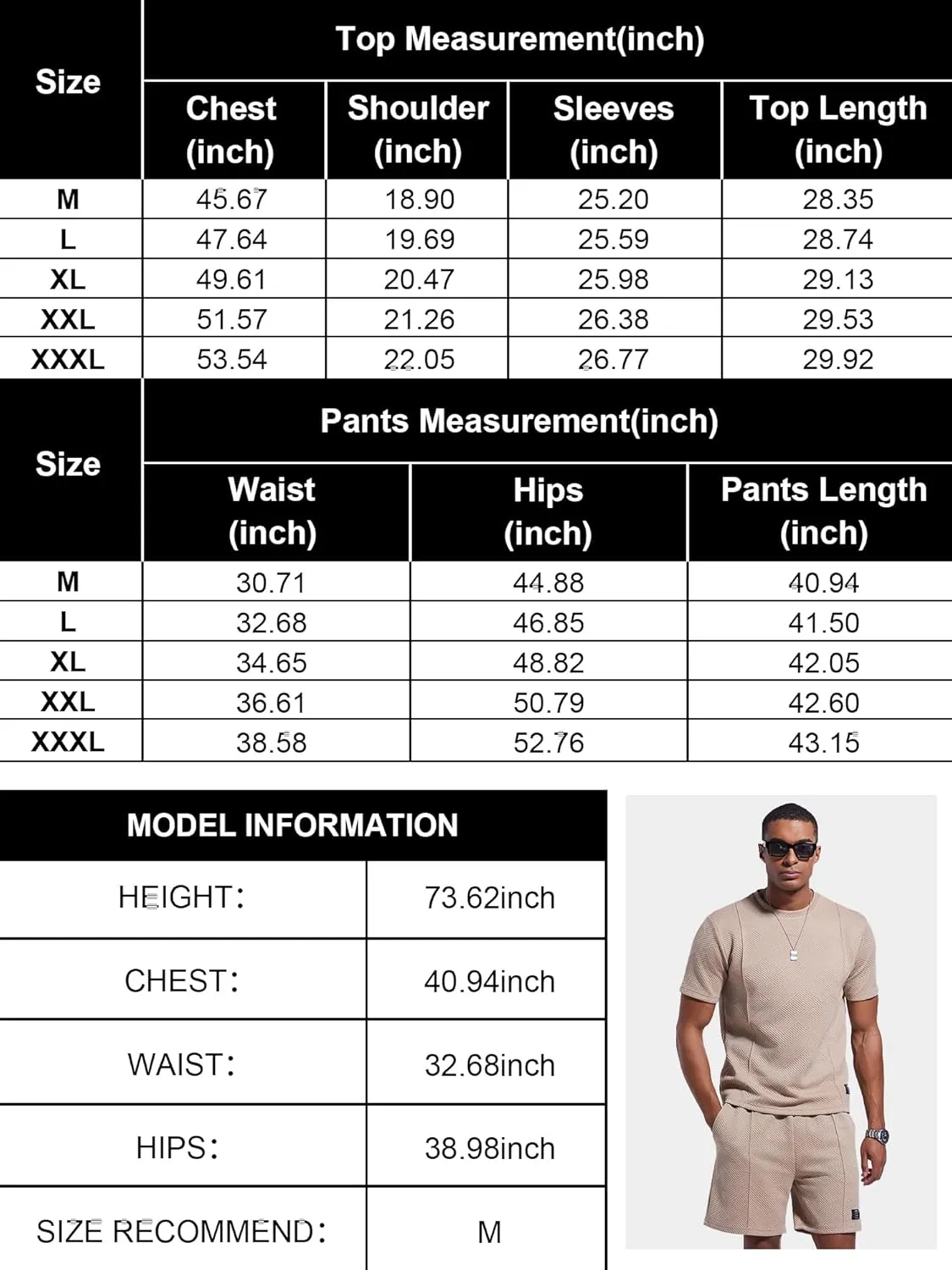 UOUA Mens Short Sets 2 Piece Summer Outfits Casual Short Sleeve Crew-Neck Shirts & Shorts Track Suit Jogging Loungewear
