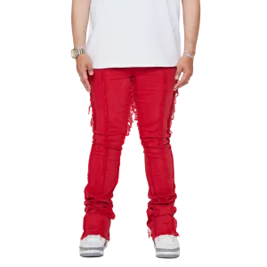 Valabasas "V-ESNTL" Super Stacked Denim - Red