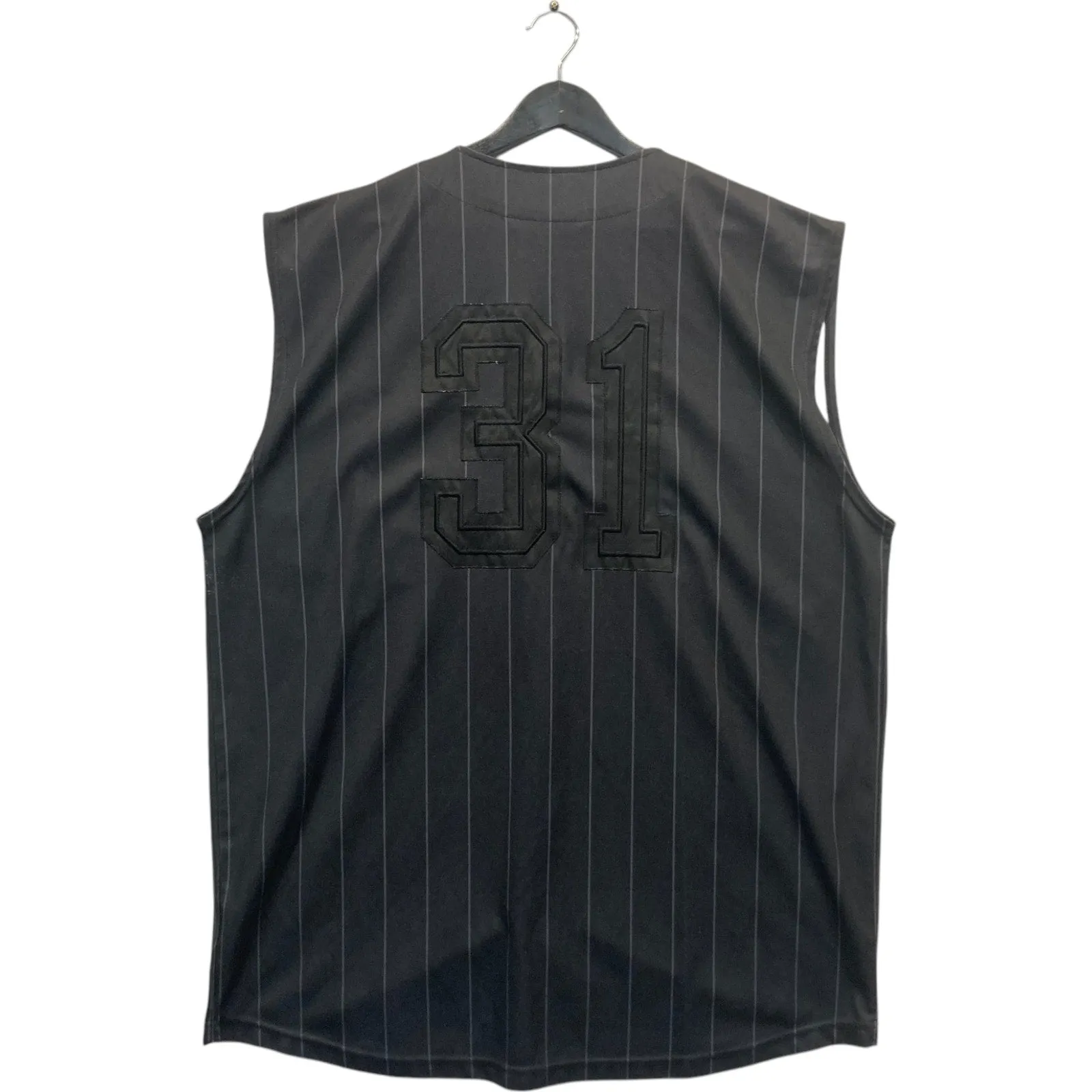 Vintage Nike Pinstriped Button #31 Sleeveless Jersey