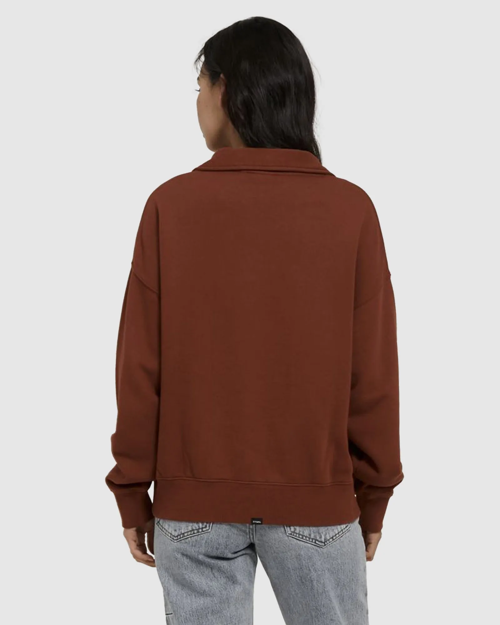 WOMENS DENSITY SLOUCH FLEECE POLO