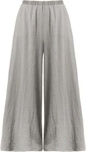 Women's Linen Summer Solid Pants Low Waist Straight Loose Fit Trousers Trendy